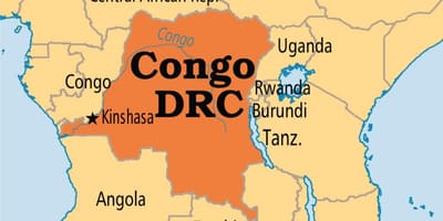 Mapa de la república democràtica del congo