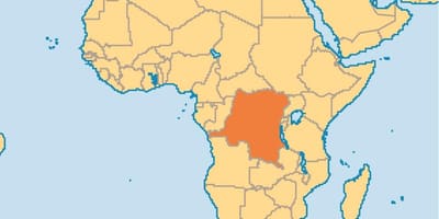 Mapa del zaire al món
